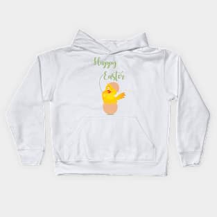 Happy Easter Chick Kids Hoodie